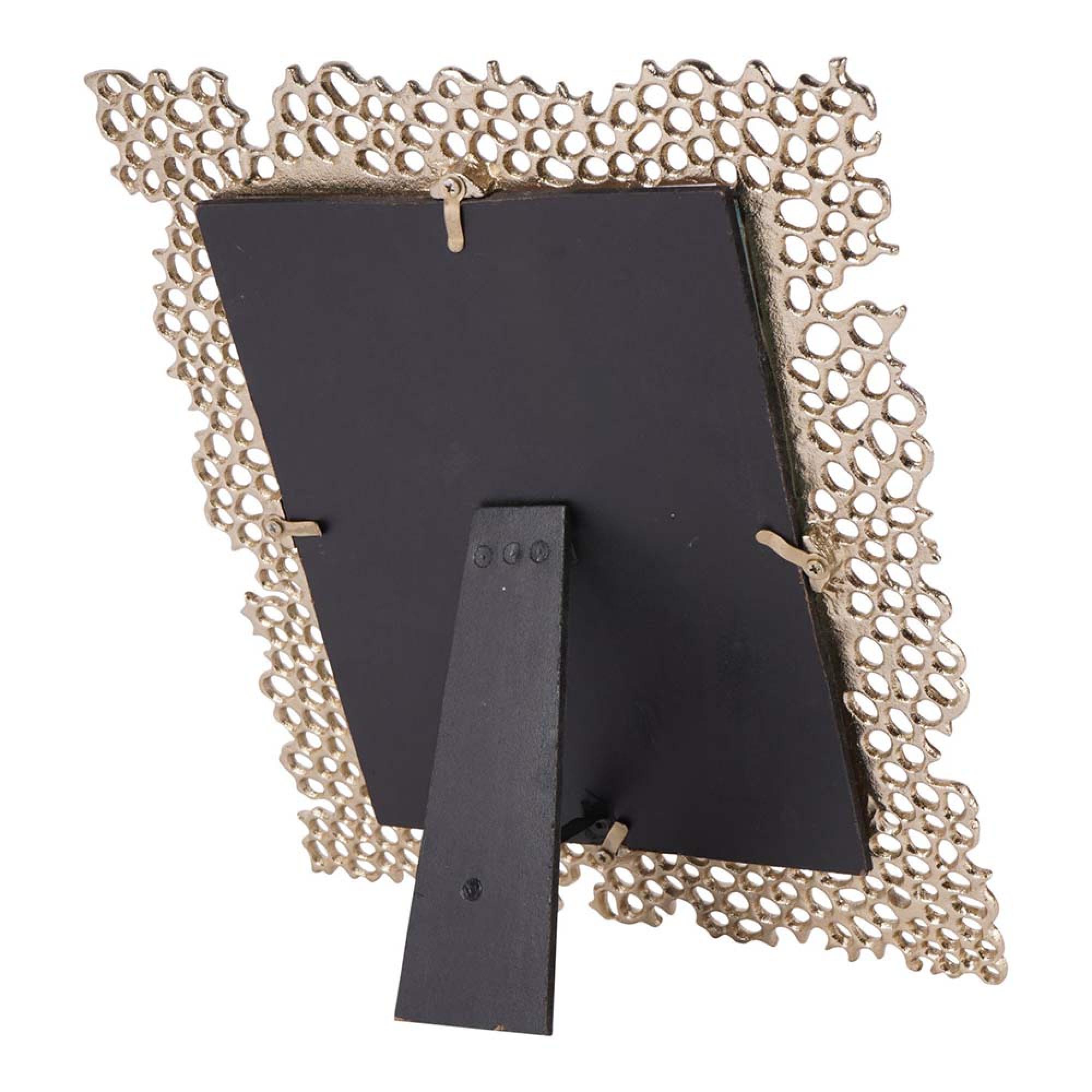 Product photograph of Libra Miel Cast Aluminium Photo Frame - 30cm from Choice Furniture Superstore.