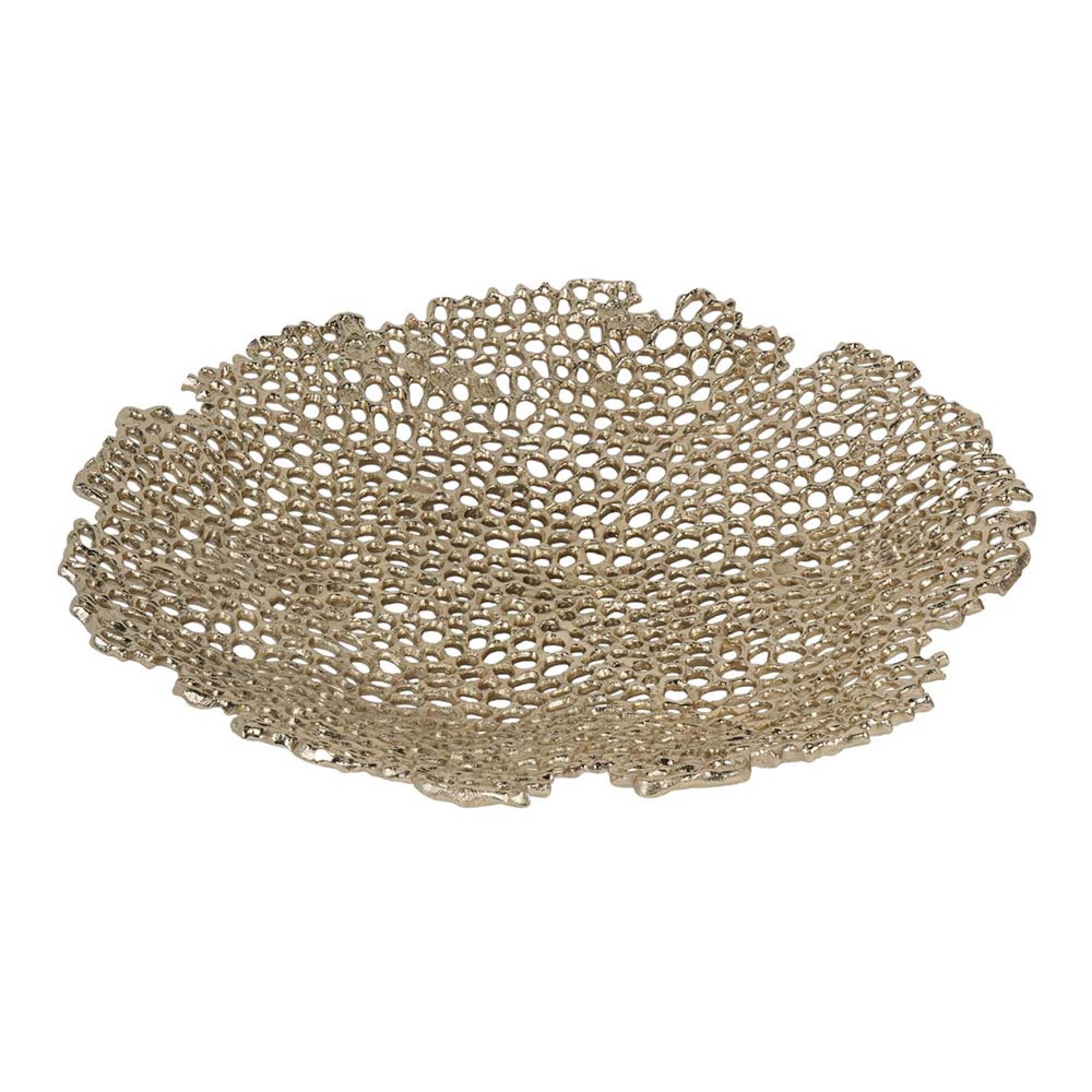 Product photograph of Libra Miel Cast Aluminium Platter from Choice Furniture Superstore.
