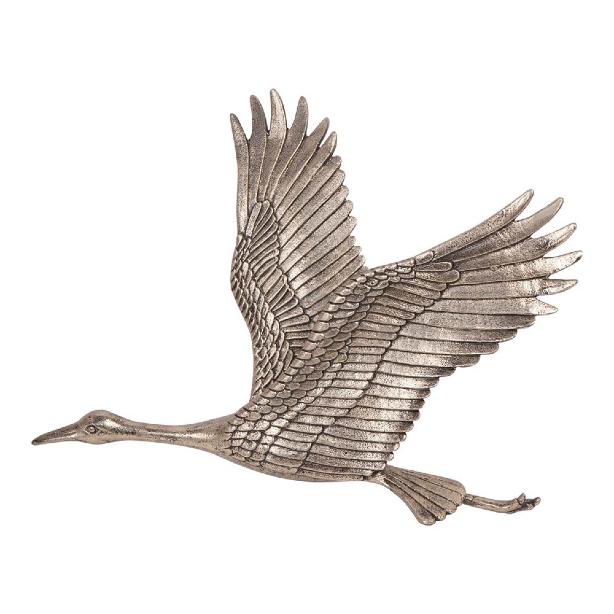 Product photograph of Libra Crane Trio Cast Aluminium Wall Art from Choice Furniture Superstore.