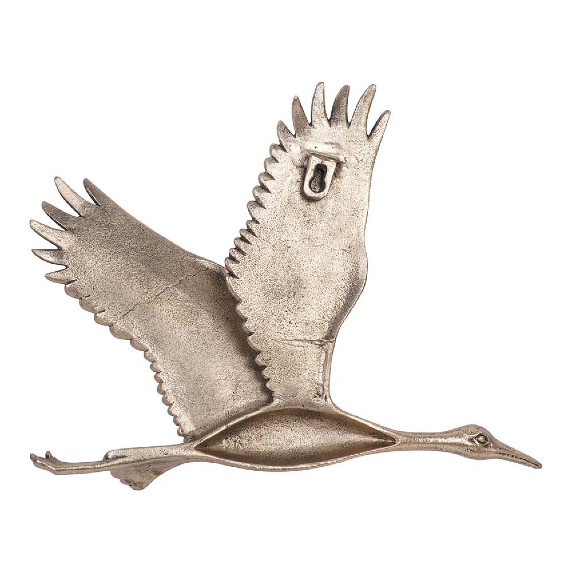 Product photograph of Libra Crane Trio Cast Aluminium Wall Art from Choice Furniture Superstore.