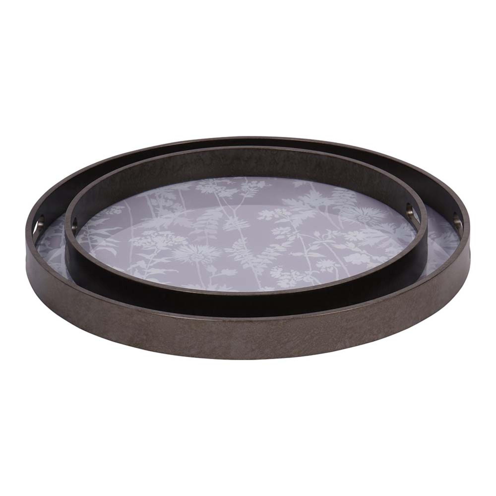 Product photograph of Libra Laura Ashley Tidworth Set Of 2 Trays from Choice Furniture Superstore.