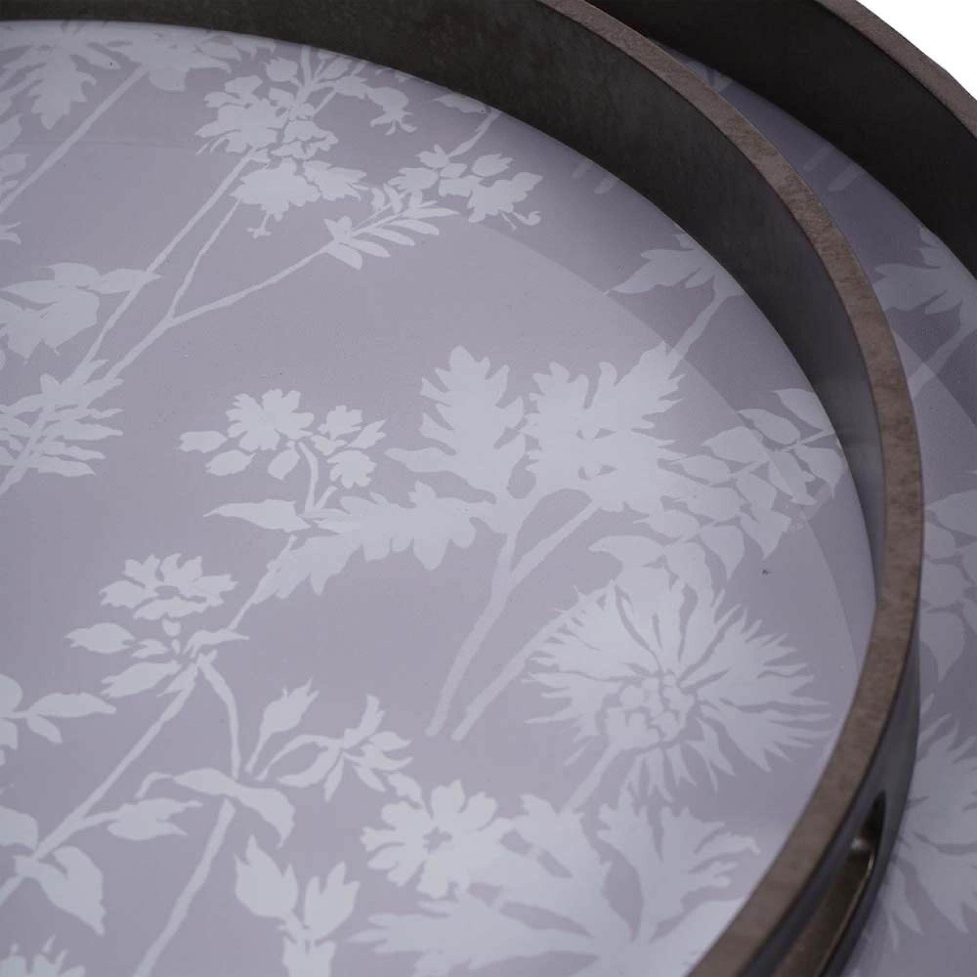 Product photograph of Libra Laura Ashley Tidworth Set Of 2 Trays from Choice Furniture Superstore.