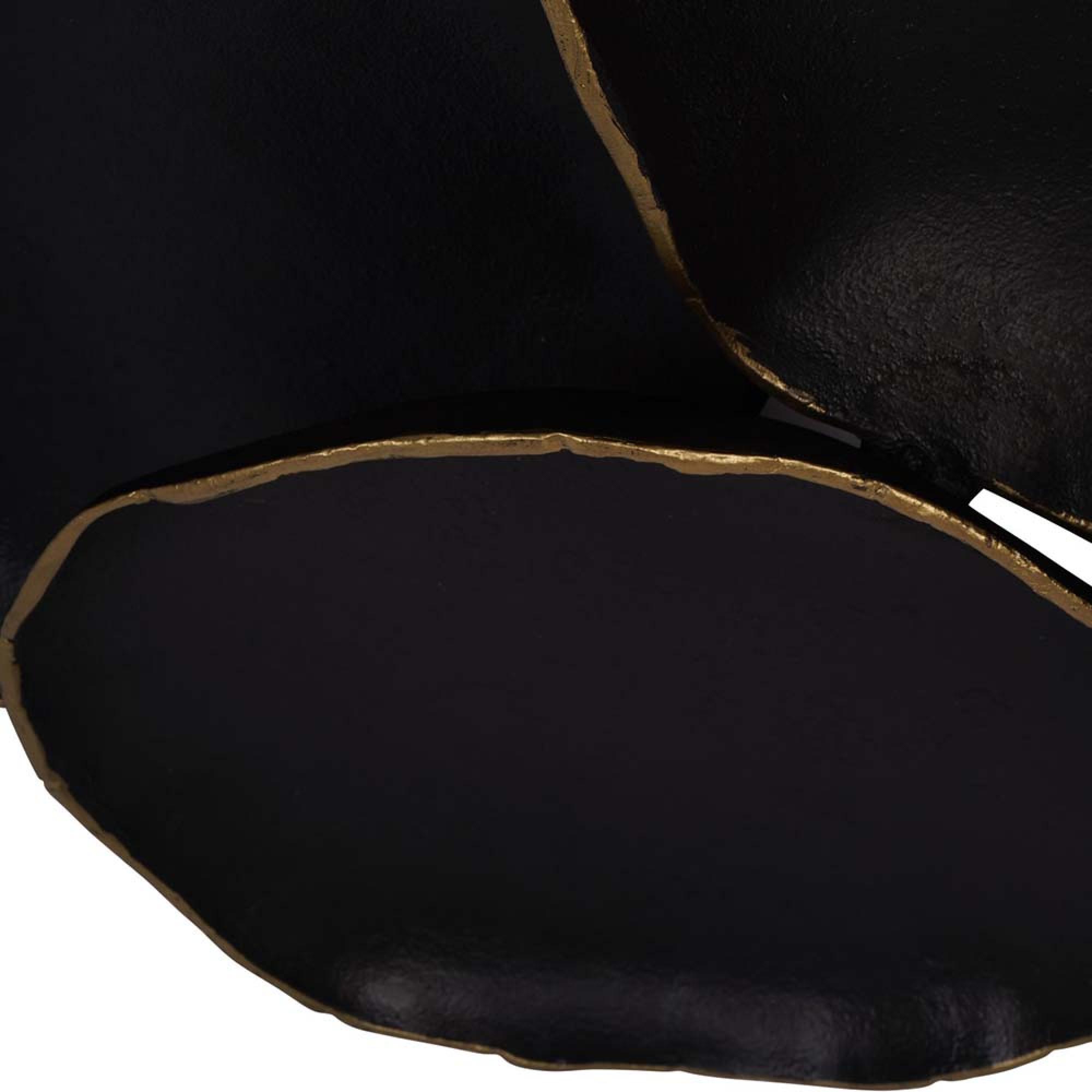 Product photograph of Libra Arlow 5 Disc Black Metal Wall Art from Choice Furniture Superstore.