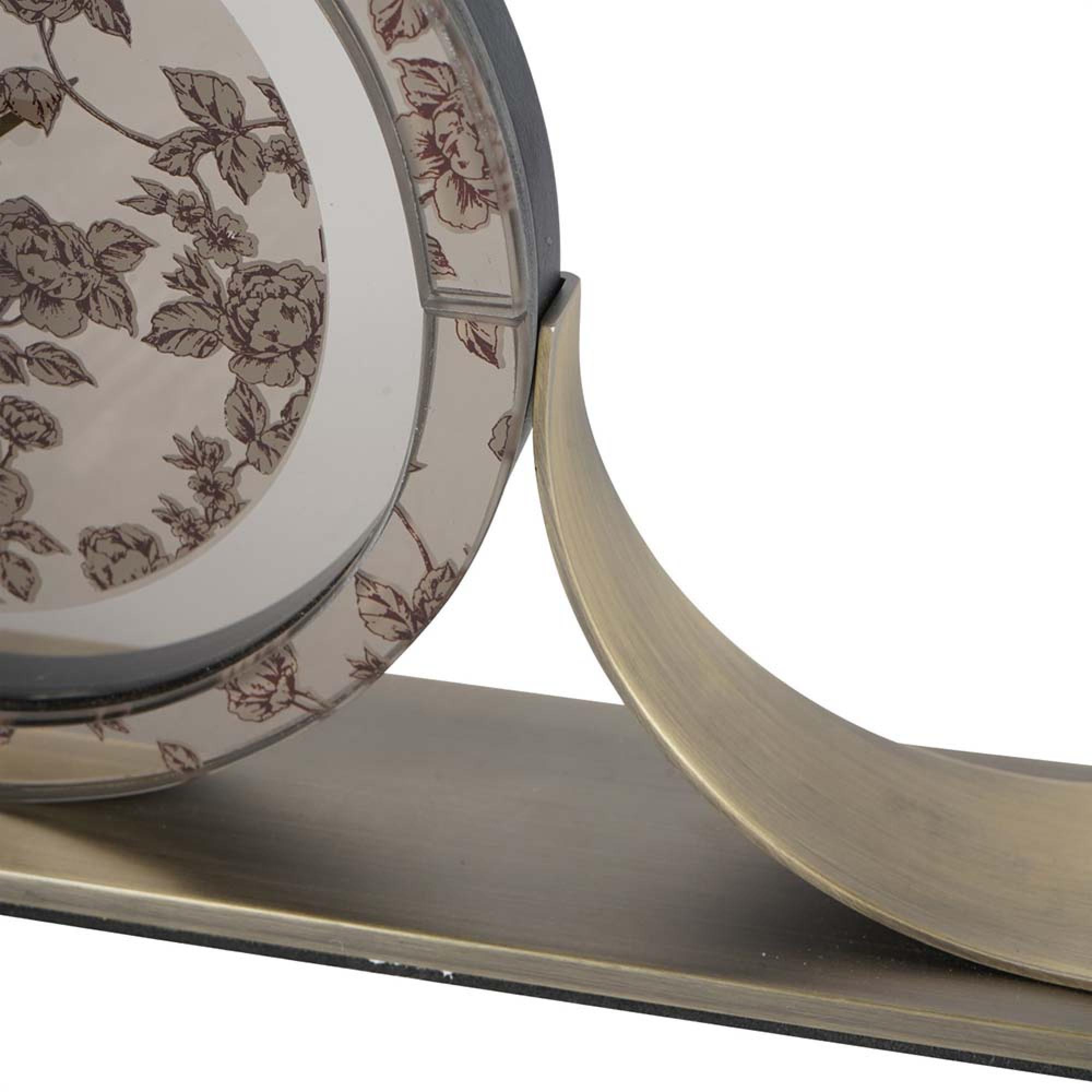 Product photograph of Libra Laura Ashley Pollington Rose Mantel Clock from Choice Furniture Superstore.