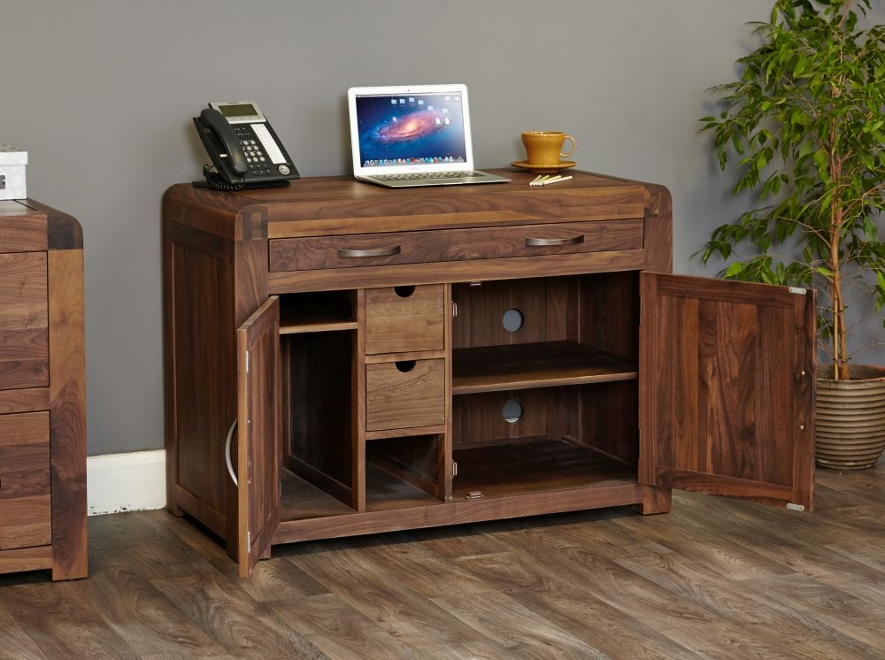 Product photograph of Shiro Walnut Home Office from Choice Furniture Superstore.