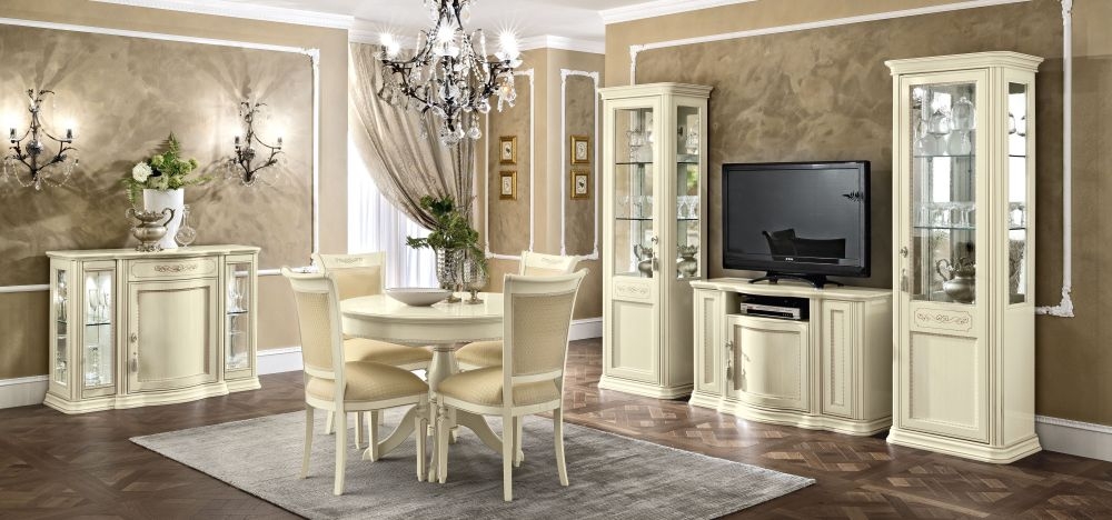 Product photograph of Camel Torriani Ivory Italian Small Tv Unit from Choice Furniture Superstore.