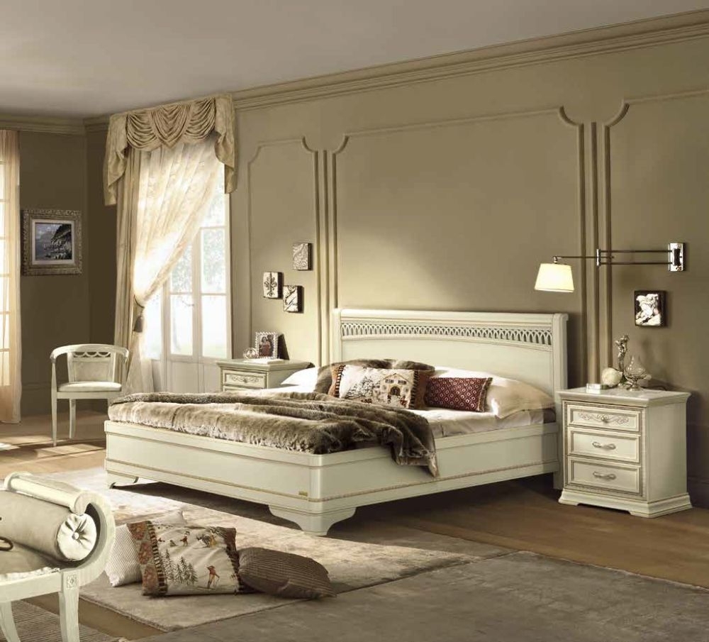 Product photograph of Camel Torriani Night Ivory Tiziano Italian Bed With Storage from Choice Furniture Superstore.