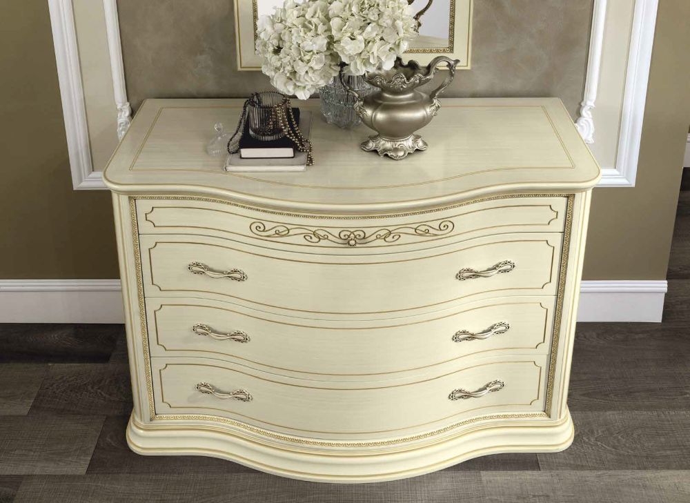 Product photograph of Camel Torriani Night Ivory Italian Vip Dresser from Choice Furniture Superstore.