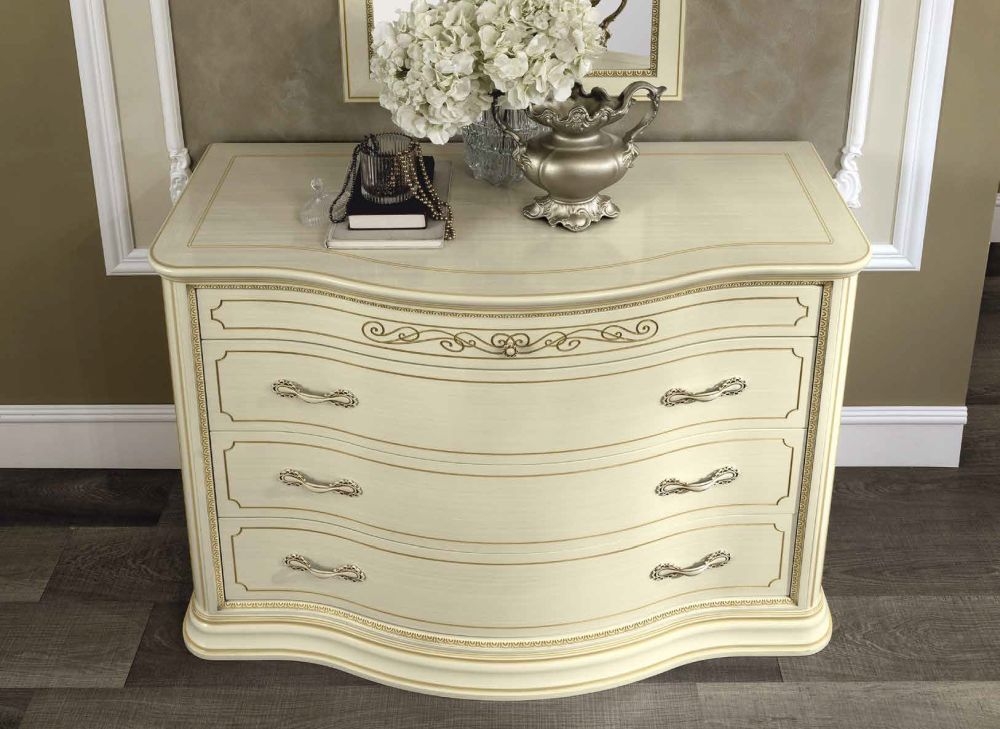 Product photograph of Camel Torriani Ivory Italian Vip Single Dresser from Choice Furniture Superstore.
