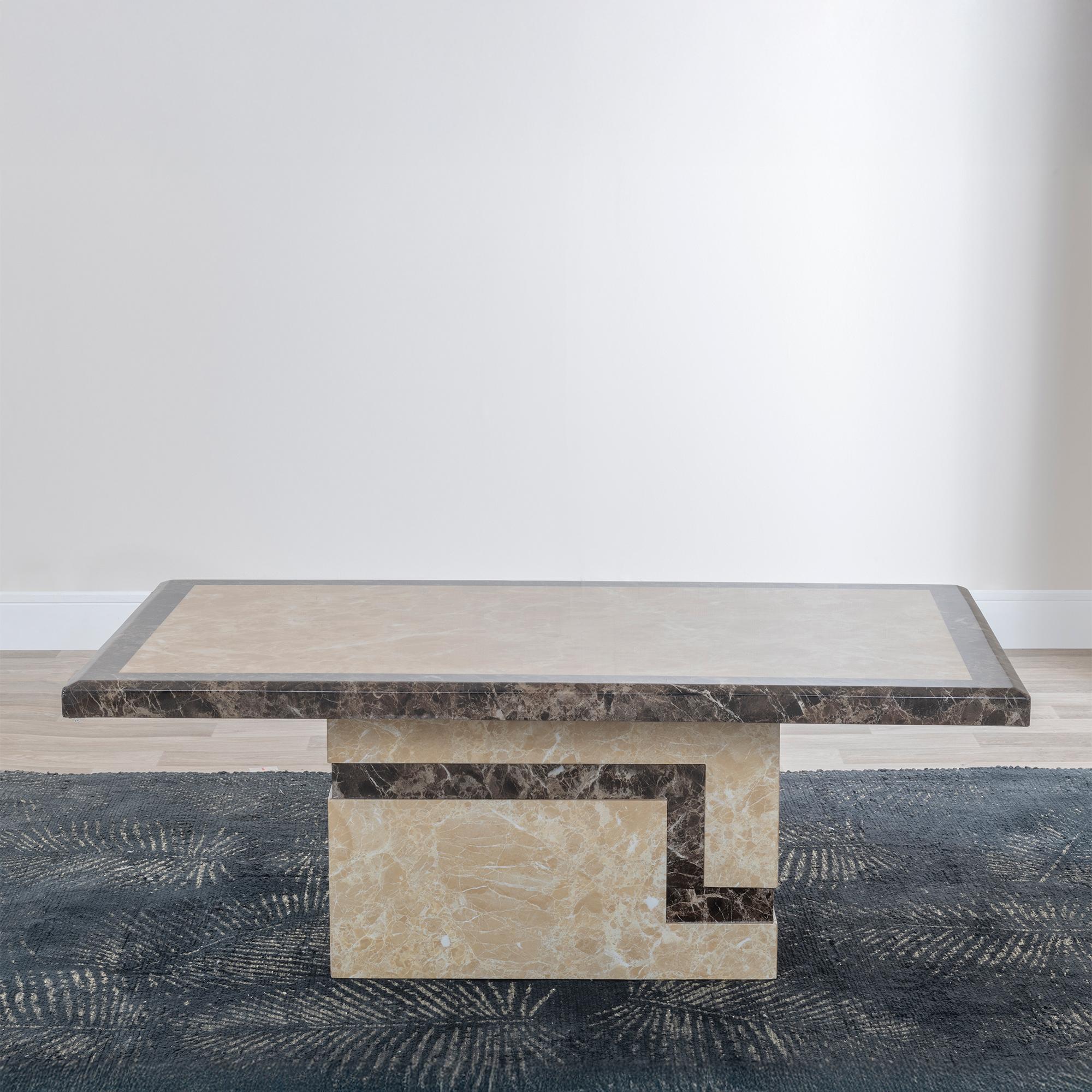 Product photograph of Venice Cream Marble Coffee Table from Choice Furniture Superstore.