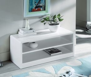Product photograph of Manhattan White High Gloss Tv Unit Upto 49inch from Choice Furniture Superstore.