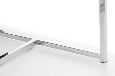 Product photograph of Scala White Dining Table - 4 Seater from Choice Furniture Superstore.