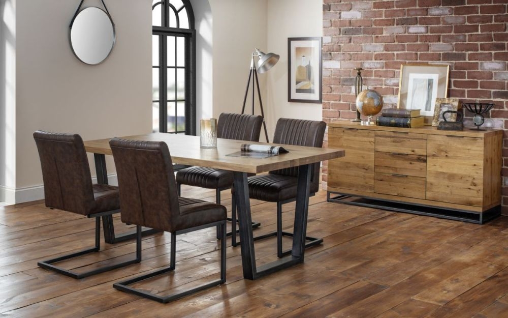 Brooklyn Rustic Dining Table - 6 Seater 