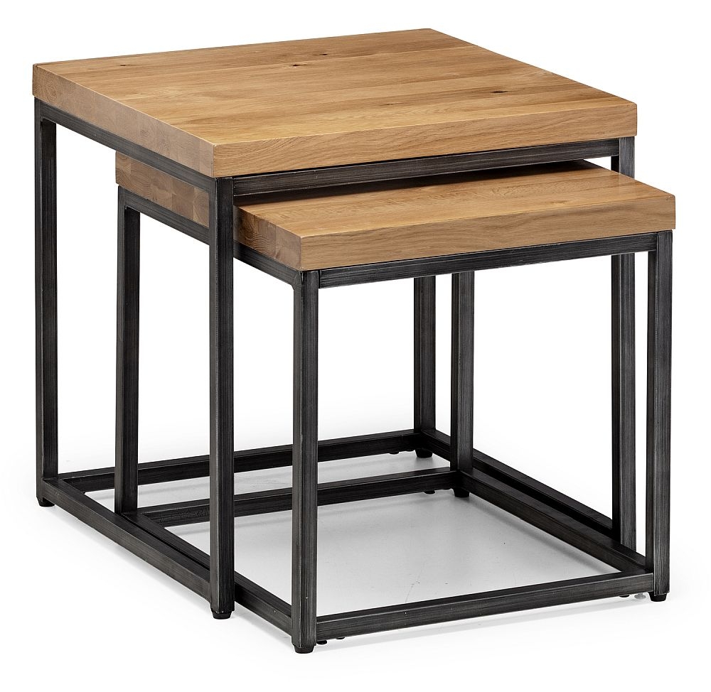 Product photograph of Brooklyn Rustic Nest Of 2 Tables from Choice Furniture Superstore.