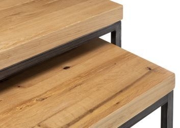 Product photograph of Brooklyn Rustic Nest Of 2 Tables from Choice Furniture Superstore.