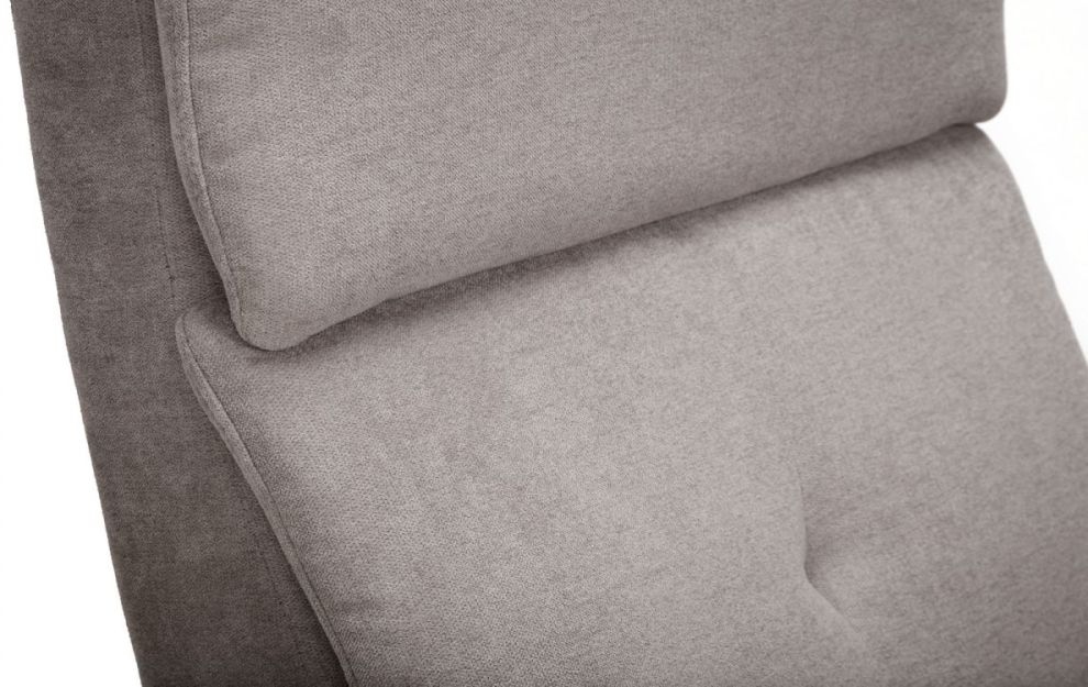 Product photograph of Ava Rise Taupe Chenille Recliner Chair from Choice Furniture Superstore.