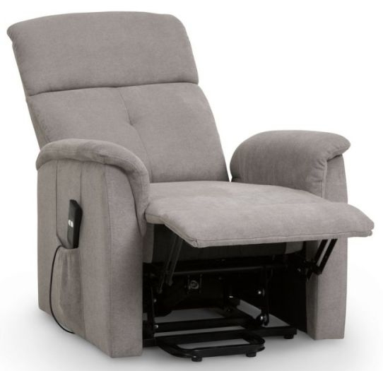 Product photograph of Ava Rise Taupe Recliner Chair from Choice Furniture Superstore.