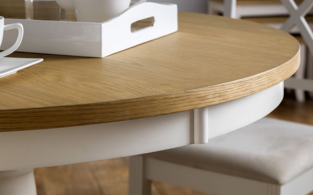 Product photograph of Davenport Ivory 6 Seater Dining Table With 6 Chairs from Choice Furniture Superstore.