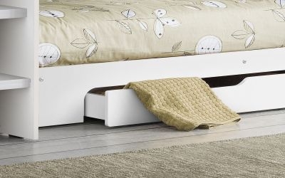 Product photograph of Orion White Bunk Bed from Choice Furniture Superstore.