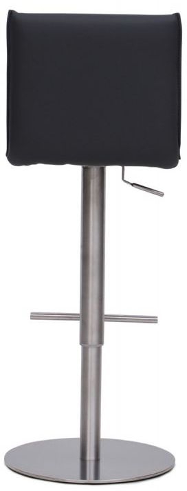 Product photograph of 2 X Riva Grey Faux Leather Adjustable Swivel Barstool With Back from Choice Furniture Superstore.