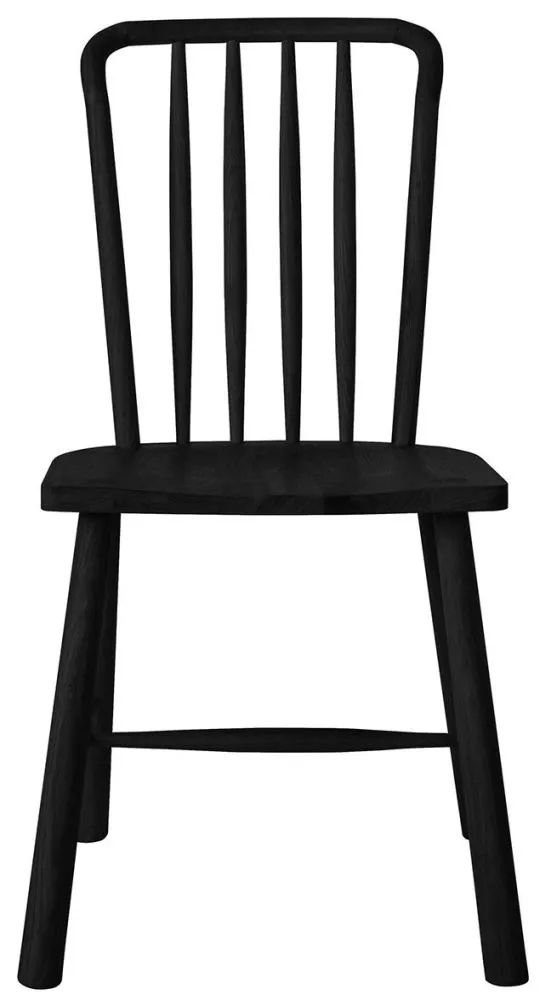 Product photograph of Wycombe Black Dining Chair Sold In Pairs from Choice Furniture Superstore.