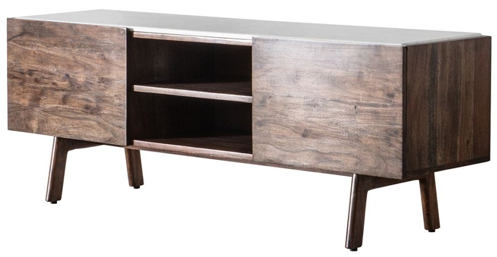 Gallery Barcelona 136cm Marble Top Media CFS UK