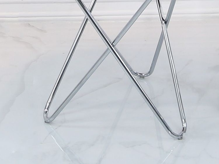 Product photograph of Atom Lamp Table - Glass And Chrome from Choice Furniture Superstore.