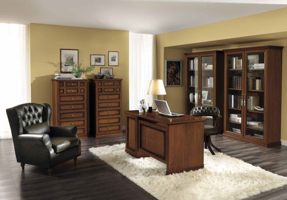 Product photograph of Camel Nostalgia Day Walnut Italian Writing Desk from Choice Furniture Superstore.
