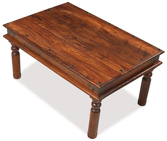 Product photograph of Indian Sheesham Solid Wood Thacket Medium Coffee Table from Choice Furniture Superstore.