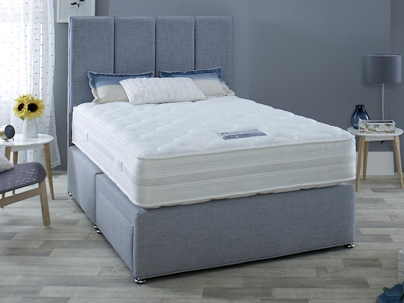 Product photograph of Dura Beds Climate Control 1000 Pocket Spring Sprung Edge Divan Bed from Choice Furniture Superstore.