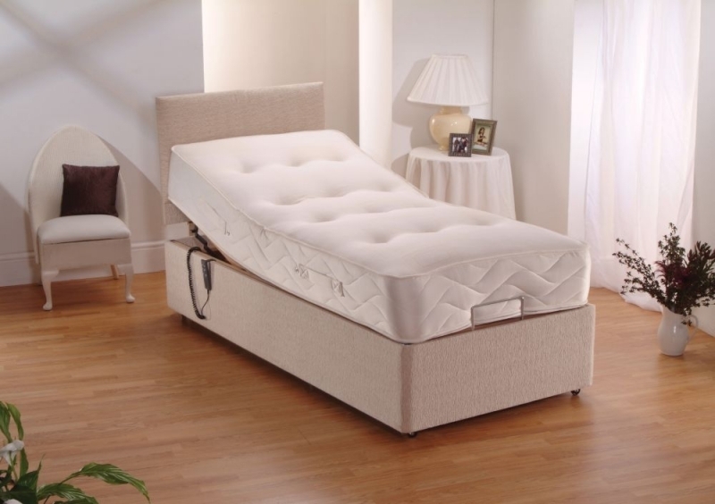 Product photograph of Dura Beds Duramatic Pocket Sprung Electric Adjustable Divan Bed from Choice Furniture Superstore.