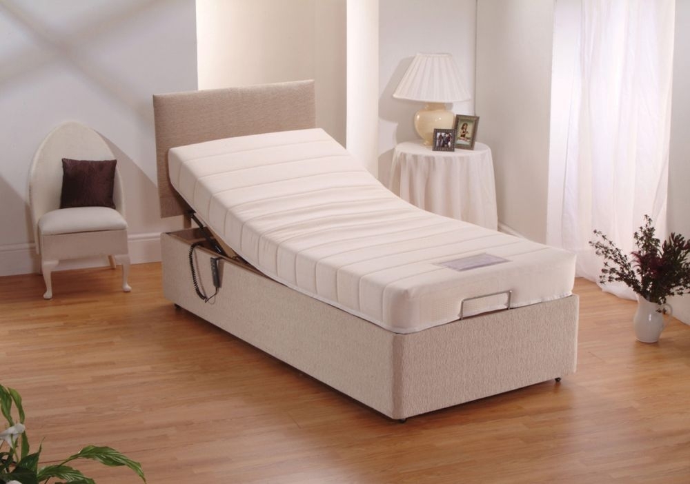 Product photograph of Dura Beds Duramatic Memory Foam Electric Adjustable Divan Bed from Choice Furniture Superstore.