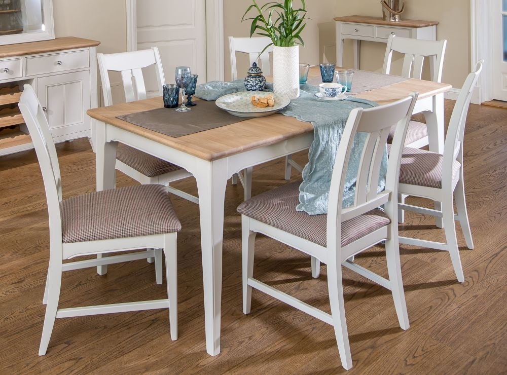 Product photograph of Tch New England Oak Dining Table - 4 Seater from Choice Furniture Superstore.