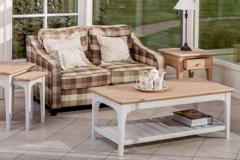 Product photograph of Tch New England Oak Coffee Table from Choice Furniture Superstore.