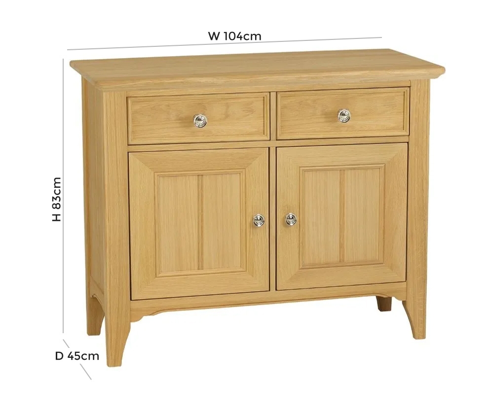 Product photograph of Tch New England Oak Sideboard from Choice Furniture Superstore.