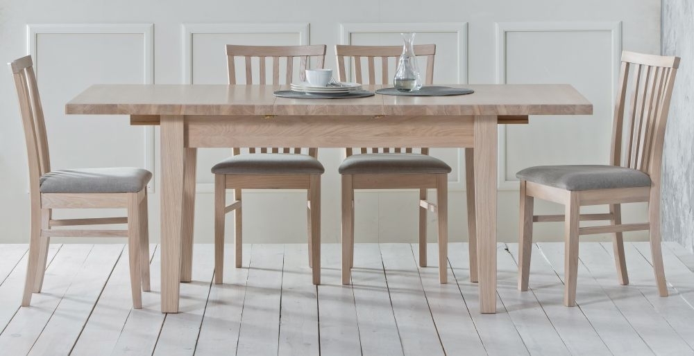 Product photograph of Tch Windsor Oak 2 Leaf Extending Dining Table from Choice Furniture Superstore.