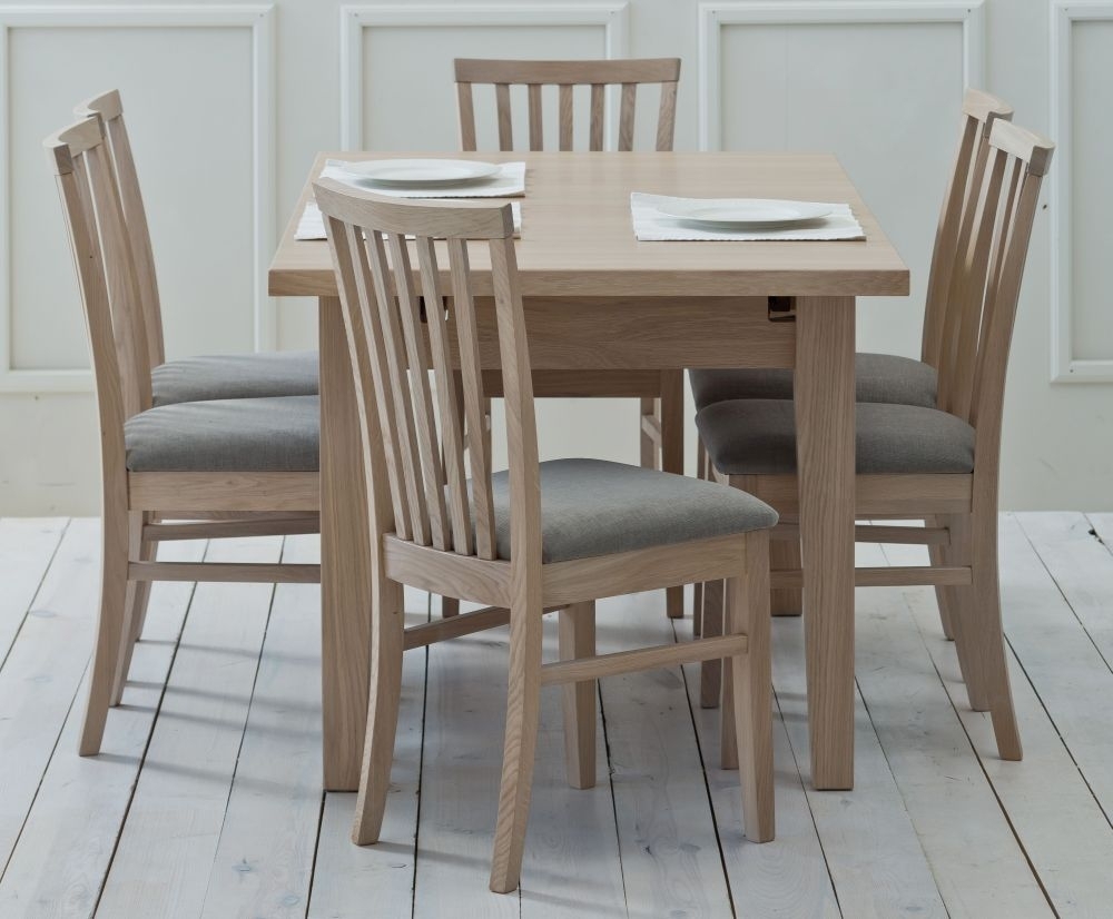 Product photograph of Tch Windsor Oak Small Extending Dining Table from Choice Furniture Superstore.