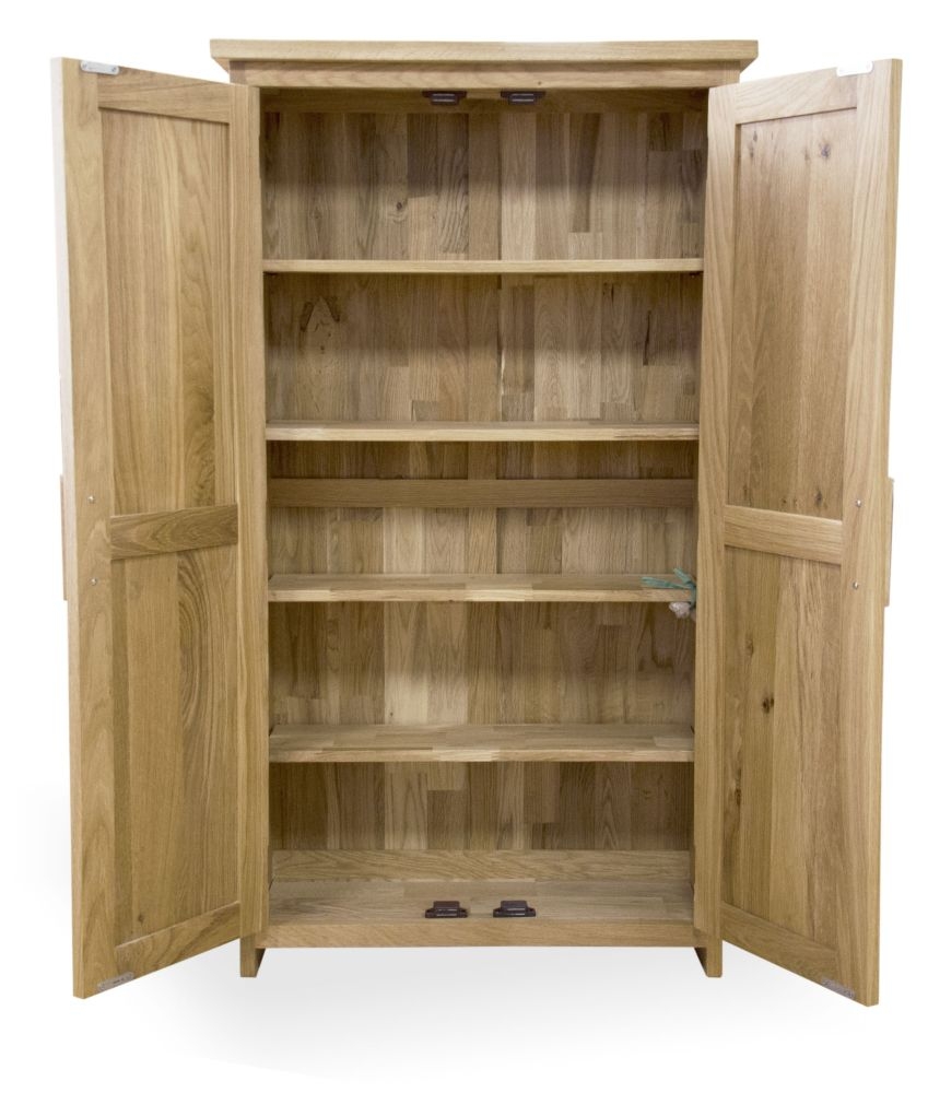 Product photograph of Homestyle Gb Opus Oak Cd And Dvd Storage Cupboard from Choice Furniture Superstore.
