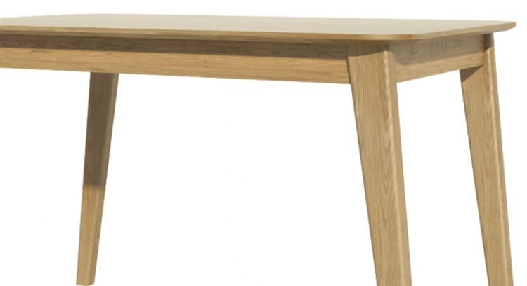 Product photograph of Homestyle Gb Scandic Oak Dining Table - 4 Seater from Choice Furniture Superstore.