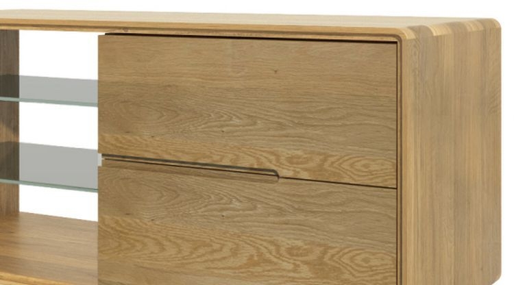 Product photograph of Homestyle Gb Scandic Oak Small Tv Unit from Choice Furniture Superstore.