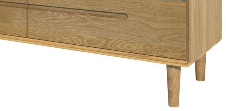 Product photograph of Homestyle Gb Scandic Oak Medium Tv Unit from Choice Furniture Superstore.