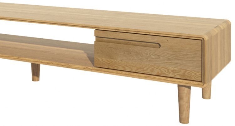 Product photograph of Homestyle Gb Scandi Oak Large Tv Unit from Choice Furniture Superstore.