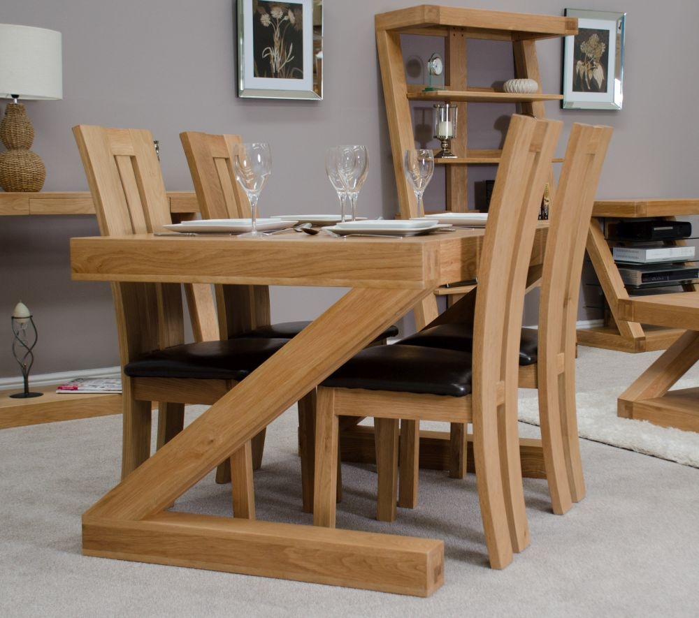 Product photograph of Homestyle Gb Z Designer Oak Small Dining Table from Choice Furniture Superstore.