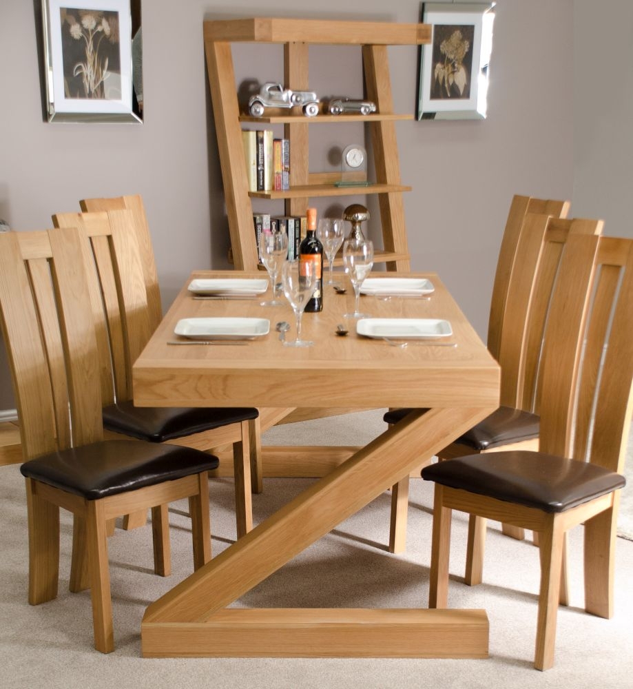 Product photograph of Homestyle Gb Z Designer Oak Large Dining Table from Choice Furniture Superstore.