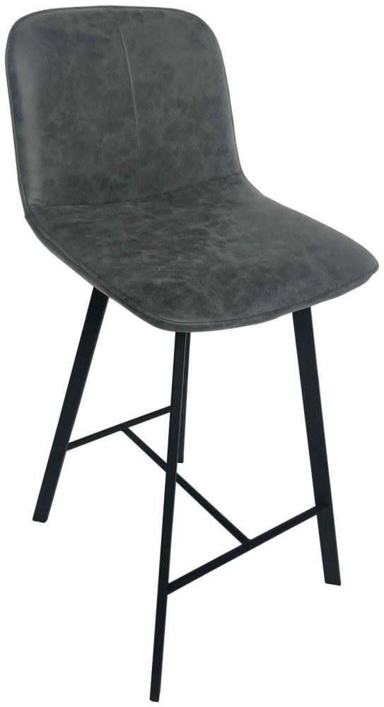 Product photograph of Tetro Grey Bar Stool Sold In Pairs from Choice Furniture Superstore.