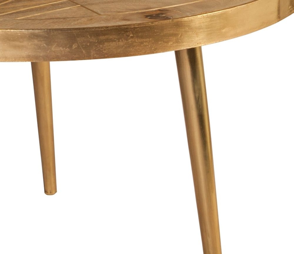 Product photograph of Mango Light Natural Round Coffee Table from Choice Furniture Superstore.