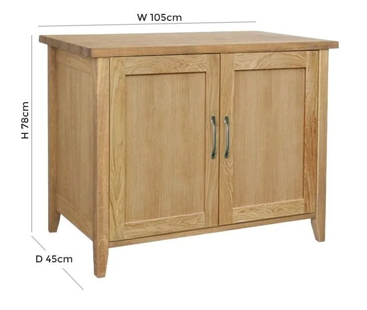 Product photograph of Tch Windsor Oak Small Sideboard from Choice Furniture Superstore.