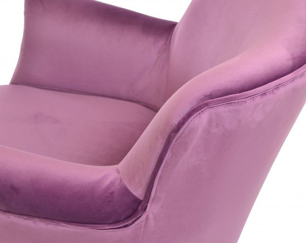 Product photograph of Ancient Mariner Plum Velvet Armchair from Choice Furniture Superstore.