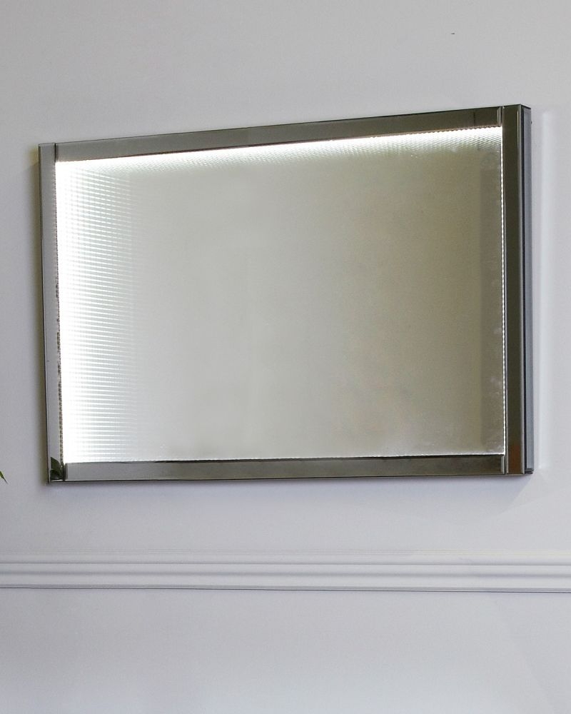 Product photograph of Smoked Mirrored Infinity Medium Wall Light from Choice Furniture Superstore.