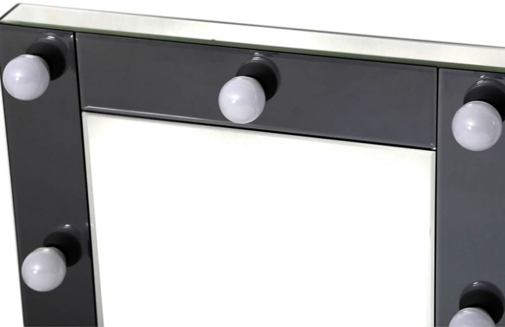 Product photograph of Smoked Broadway 9 Light Vanity Mirror from Choice Furniture Superstore.